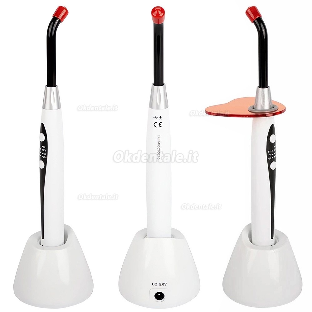 Lampada fotopolimerizzatrice a LED Dental Mecco i-Cure, potenza massima 1500 mW/cm2